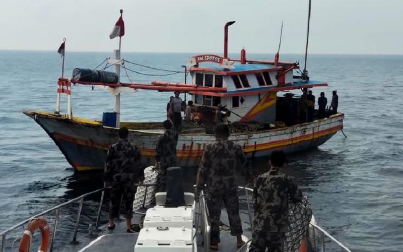 Lagi, Satu Kapal Asing dan Enam Kapal Indonesia Ditangkap KKP