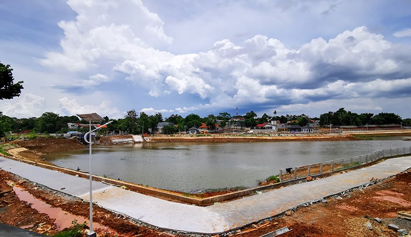 Bekas Galian Pasir Situ Lekong Tangsel akan Dijadikan Tempat Wisata Air - Bagian 3