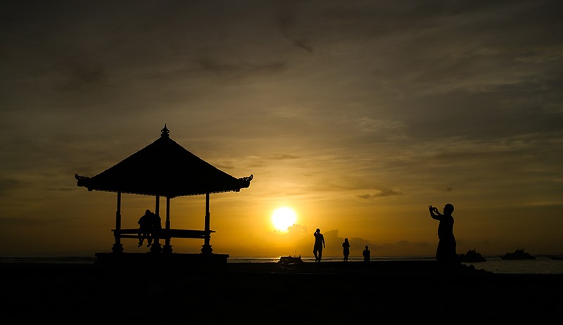 Menikmati Matahari Terbit di Pantai Sanur Bali - Bagian 1