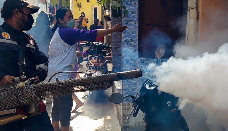 Permukiman Padat Mulai Difogging untuk Cegah Nyamuk DBD - Bagian 3