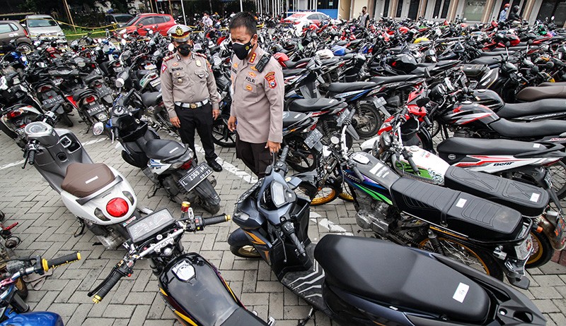 203 Sepeda Motor Digunakan untuk Balap Liar Disita Polresta Sidoarjo - Bagian 2
