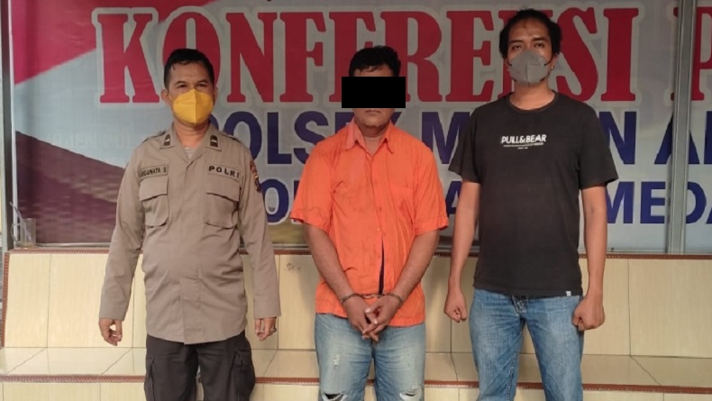 Pengedar Sabu di Jalan Bahagia Medan Ditangkap Polisi