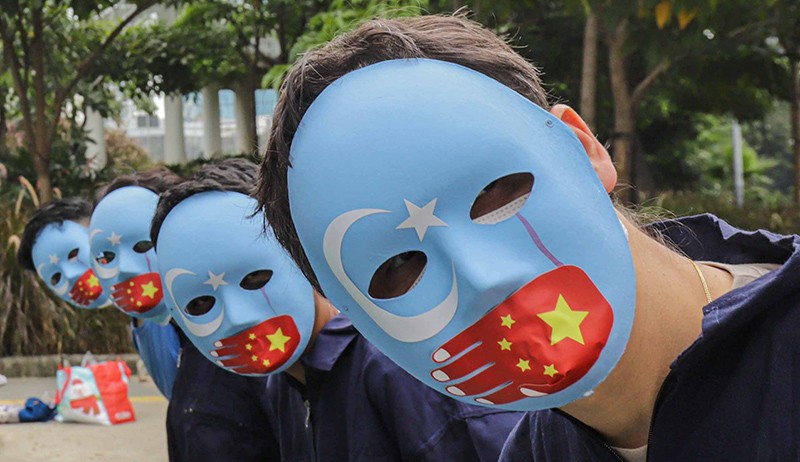 Aksi Dukung Muslim Uyghur, Tolak Olimpiade Musim Dingin 2022 di China - Bagian 1