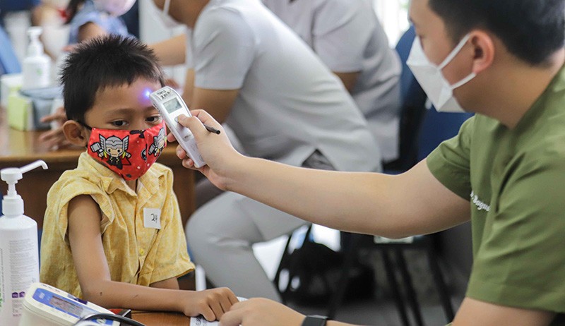 Antusiasme Anak-Anak TK Disuntik Vaksin Covid-19 - Bagian 3