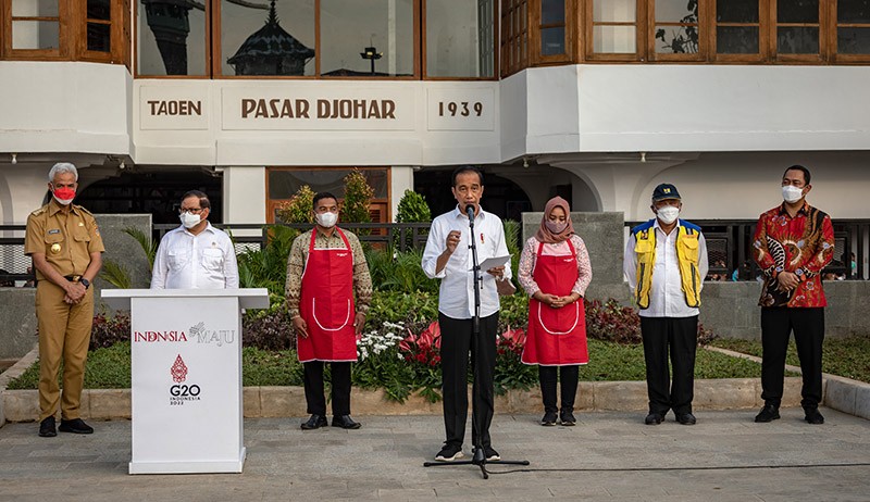 Presiden Jokowi Resmikan Pasar Johar Semarang - Bagian 2