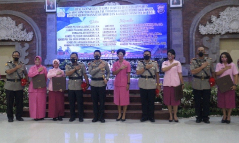 7 Pejabat Utama Polda Bali Diganti, Ini Daftarnya
