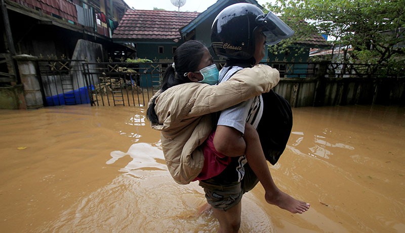 Permukiman Penduduk di Jayapura Masih Terendam Banjir - Bagian 1