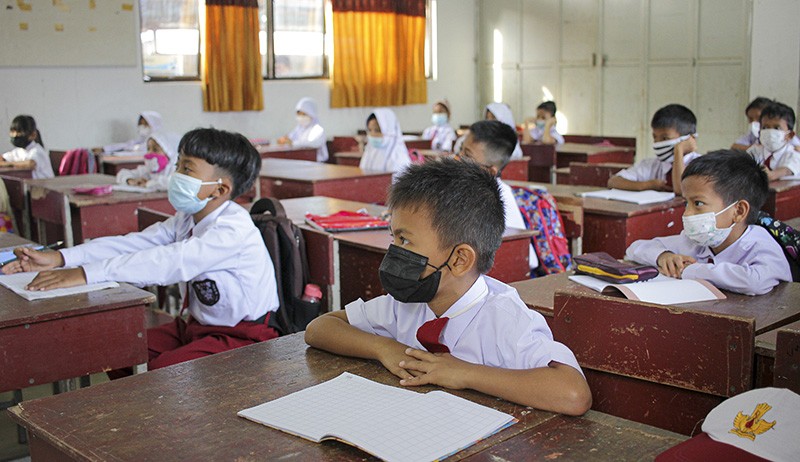 Suasana Pembelajaran Tatap Muka 100 Persen di Kota Batam - Bagian 2