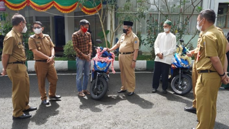 Ini 3 Pemenang Undian Sepeda Motor Vaksin Covid-19 di Kalsel