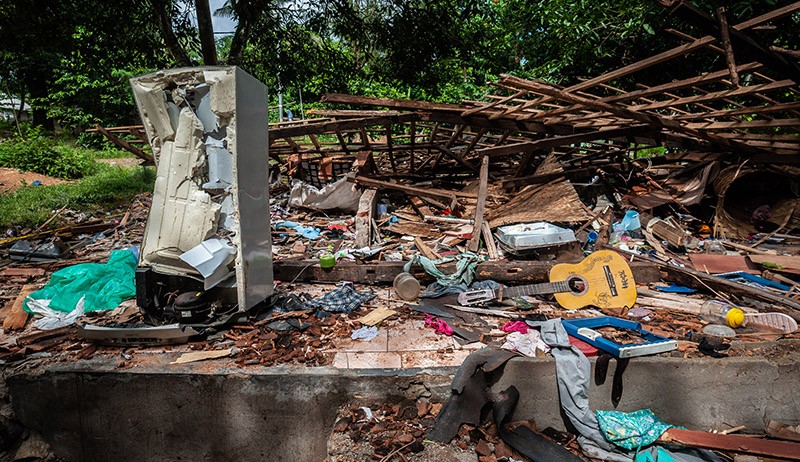 Penampakan Rumah Hancur akibat Bom Ikan di Pandeglang, 1 Orang Tewas - Bagian 2