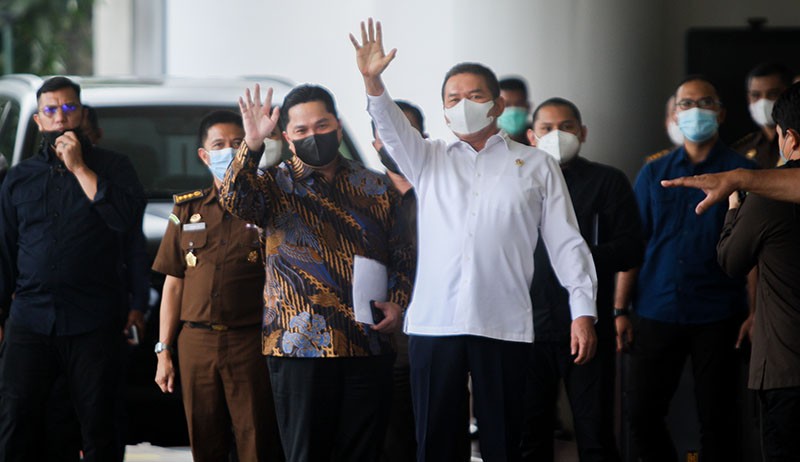 Momen Menteri Erick Thohir Lapor Kasus Dugaan Korupsi Pesawat Garuda Indonesia - Bagian 1