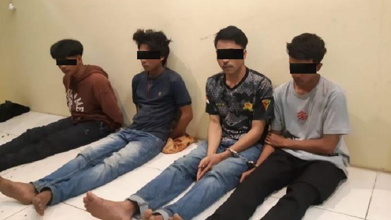 Simpan Narkotika Jenis Ganja, 4 Pemuda di Kepahiang Ditangkap Polisi