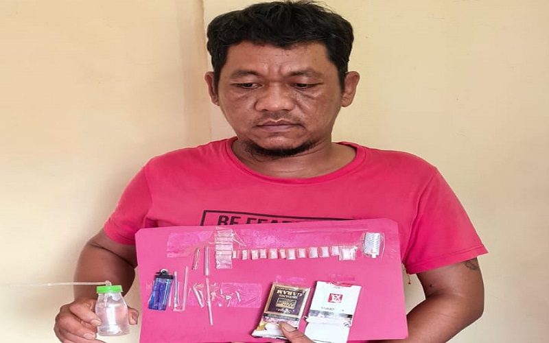 Pengedar Narkoba di Perkebunan Banyuasin Tertangkap, Polisi Temukan Sabu dan Ganja