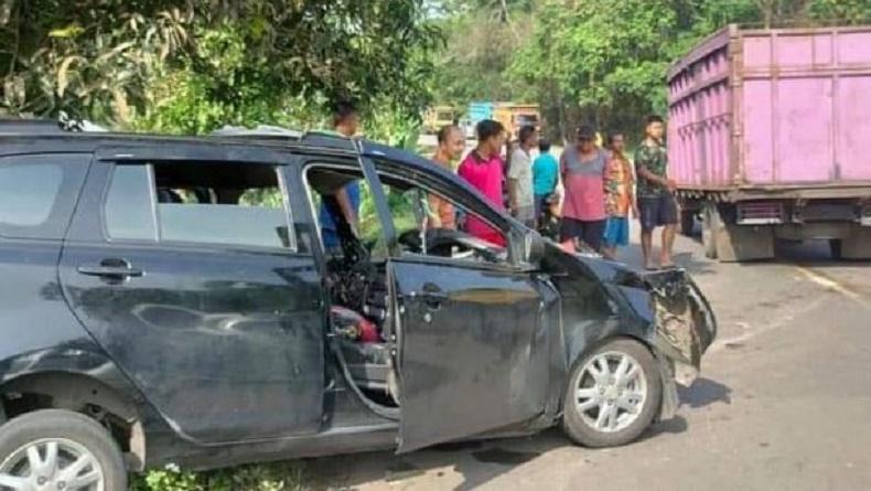 Kecelakaan Maut Truk Hilang Kendali Tabrak Mobil di Batanghari, 4 Orang Tewas