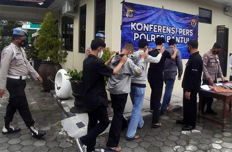 5 Anak di Bawah Umur Ditangkap Polisi Rampas Handphone 2 Remaja Bantul