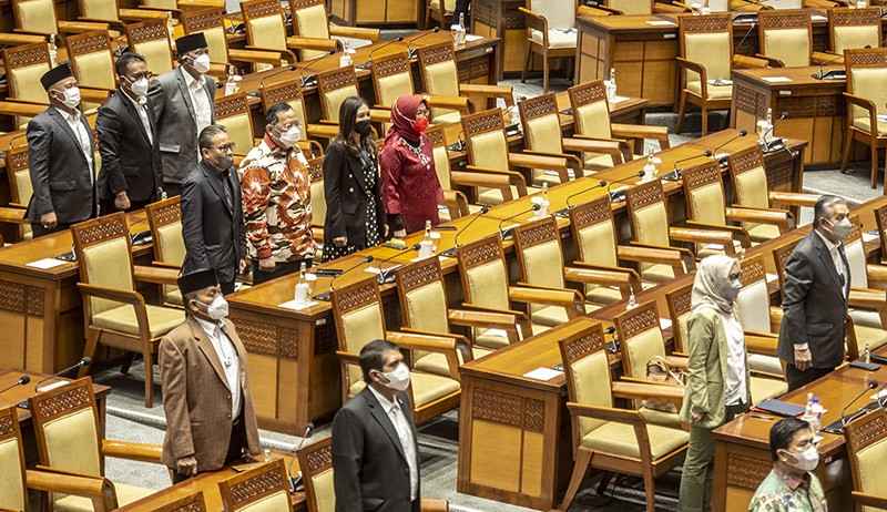 Suasana Rapat Paripurna Pengesahan RUU TPKS Menjadi RUU Inisiatif DPR - Bagian 1