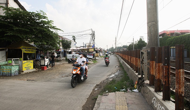 Penampakan Proyek Jalan Terusan Pasar Minggu Mangkrak 2 Tahun - Bagian 1