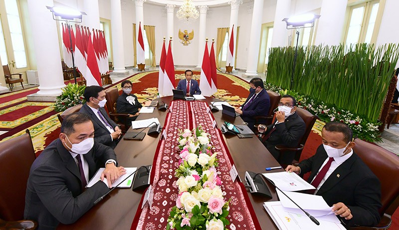 Presiden Jokowi Hadiri World Economic Forum secara Virtual - Bagian 1