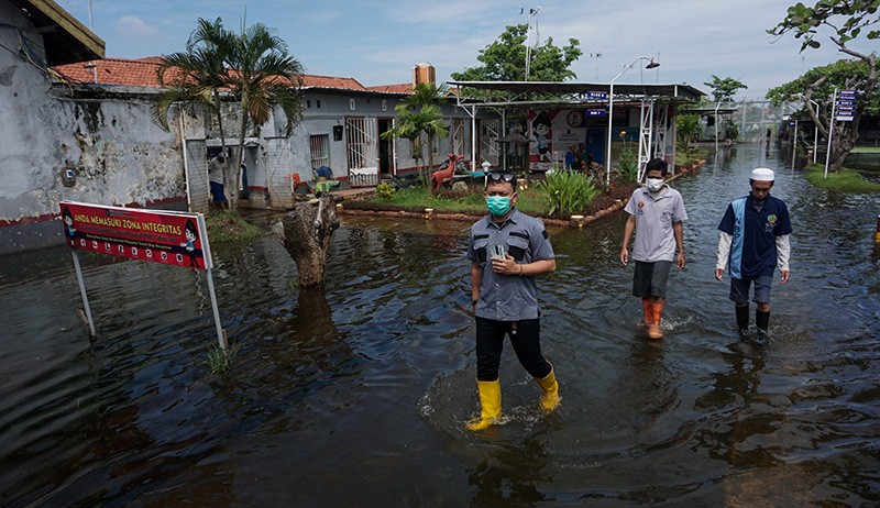 Lapas Pekalongan 2 Hari Terendam Banjir, Begini Kondisi Warga Binaan - Bagian 3