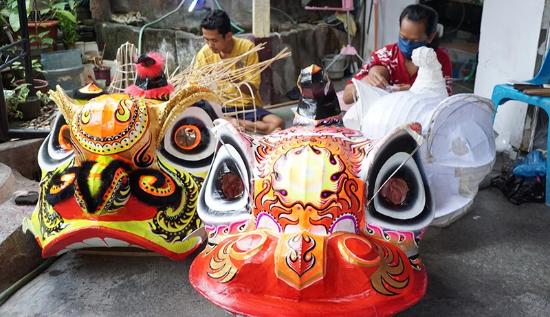 Melihat Pembuatan Barongsai dan Liong Jelang Imlek di Semarang - Bagian 3