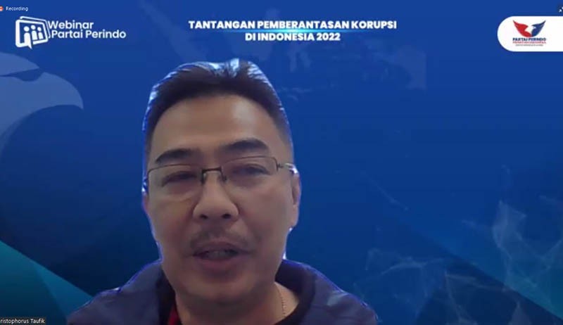 Partai Perindo Gelar Webinar Tantangan Pemberantasan Korupsi di Indonesia 2022 - Bagian 4