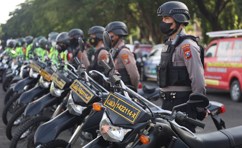Cegah Omicron, Forkopimda Jatim Kerahkan 850 Pasukan Patroli Motor Penegak Prokes