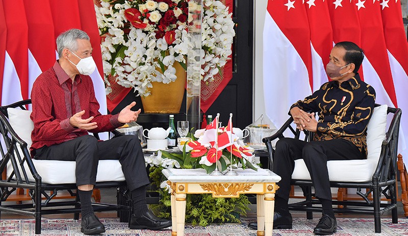 Momen Pertemuan Presiden Jokowi dan PM Singapura Lee Hsien Loong di Kepri - Bagian 2