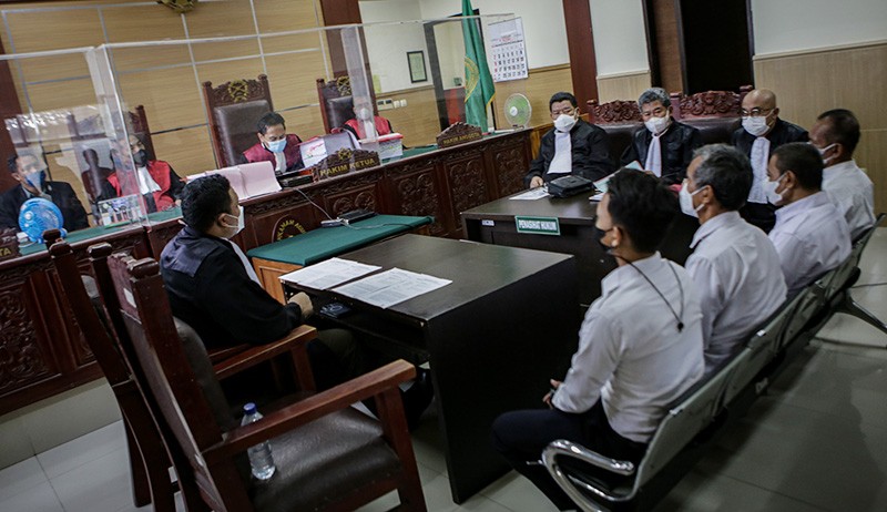 Suasana Sidang Perdana Kasus Kebakaran Lapas Tangerang yang Tewaskan 49 Napi - Bagian 1