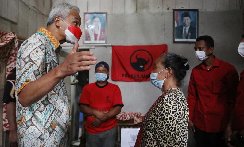 Kirim Video Siap Terima Bantuan yang Dikembalikan, Kader PDIP Ini Didatangi Ganjar