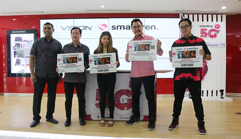 Vision+ Gandeng Smartfren Berikan Akses Konten Premium kepada Pelanggan - Bagian 1