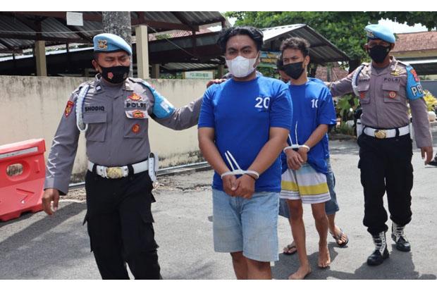  Tiga Orang Perusak Mobil Mercy di Bantul Ditangkap Polisi