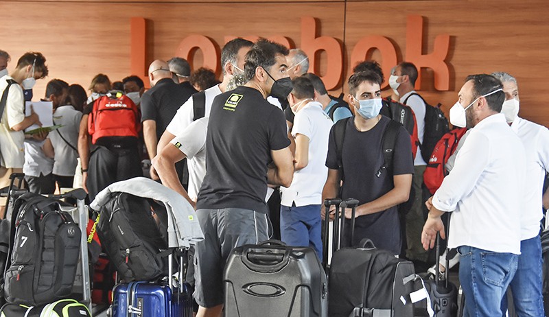Foto-Foto Pembalap MotoGP menuju Sirkuit Mandalika - Bagian 2