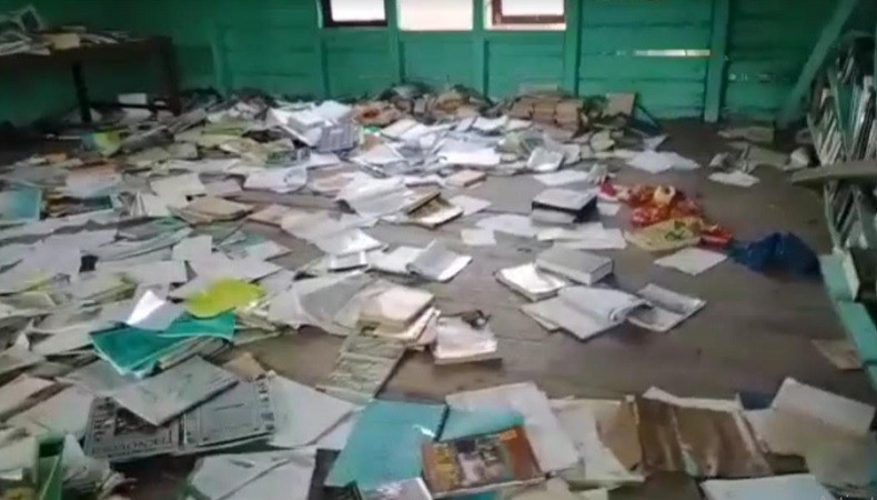 Sekolah Muhammadiyah di Madina Diobrak-Abrik OTK, Pecahan Kaca Berserakan