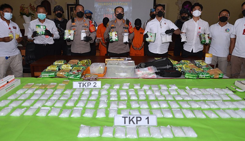 Polresta Denpasar Ungkap Peredaran 18,3 Kilogram Sabu - Bagian 1