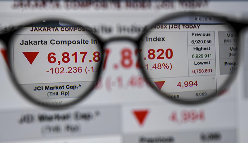 Penampakan IHSG Anjlok ke Level 6.817,82 Imbas Perang Rusia-Ukraina - Bagian 1