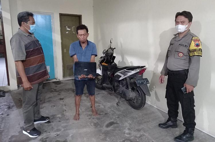 Tepergok Curi Laptop, Pria di Klaten Nyaris Dihajar Massa