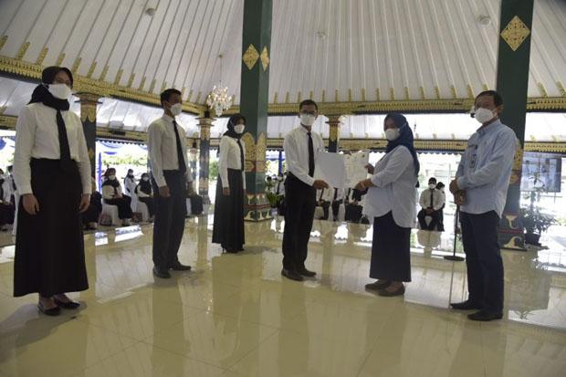 Duh Bahagianya, 153 CPNS di Sleman Ini Terima SK Pengangkatan