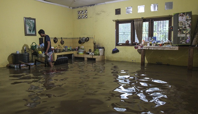 Permukiman Warga Depok Terendam Banjir - Bagian 2