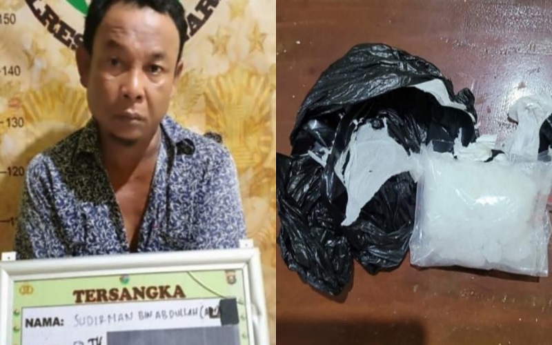 Polisi Tangkap Petani yang Jadi Pengedar Sabu di Muratara