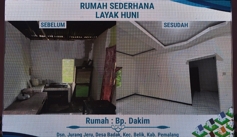 Ini Hasil Bedah Rumah Warga Miskin Ekstrem di Pemalang - Bagian 3