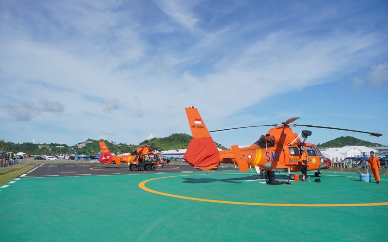 2 Helikopter Basarnas Siaga Evakuasi Pembalap MotoGP via Udara