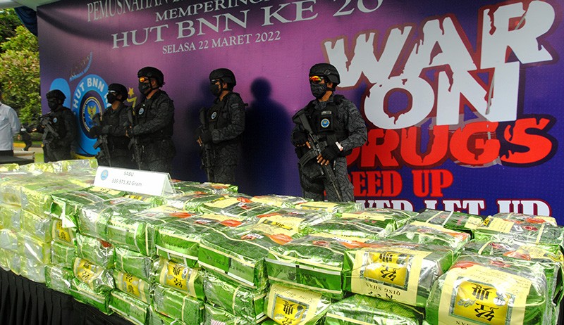 BNN Musnahkan 339 Kilogram Sabu dan 16.532 Butir Ekstasi - Bagian 1