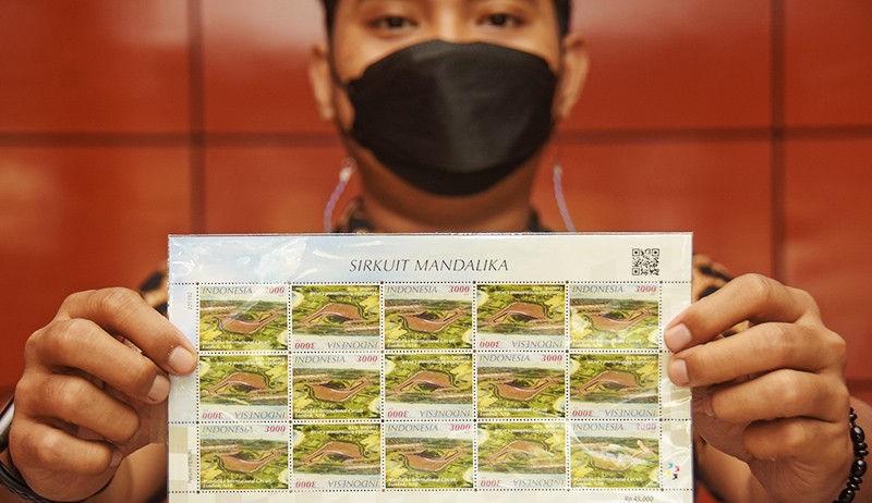 Penampakan Prangko Khusus Seri MotoGP Mandalika, Diproduksi Terbatas! - Bagian 1
