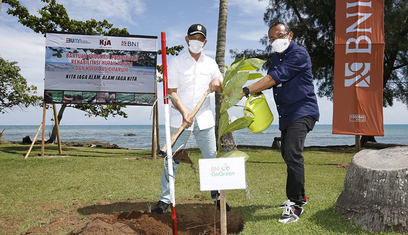 Kolaborasi BNI-Yayasan KJA  Rehabilitasi Pesisir Anyer dengan Penanaman Pohon - Bagian 1
