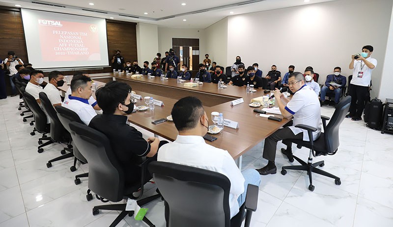 HT Lepas Timnas Futsal Indonesia ke Piala AFF 2022 Thailand - Bagian 1
