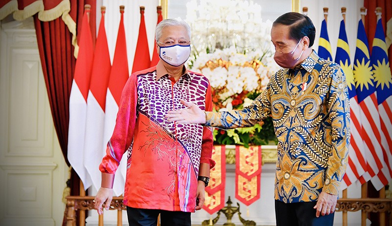Presiden Jokowi Bertemu PM Malaysia Ismail Sabri Yaakob di Istana Merdeka - Bagian 2