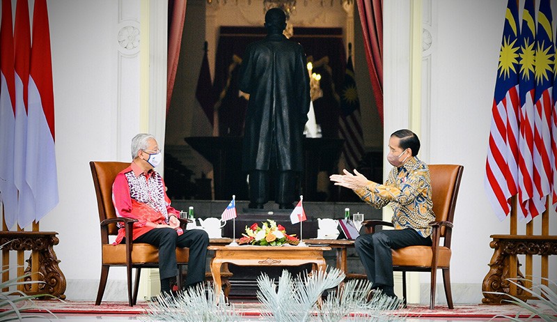 Presiden Jokowi Bertemu PM Malaysia Ismail Sabri Yaakob di Istana Merdeka - Bagian 3