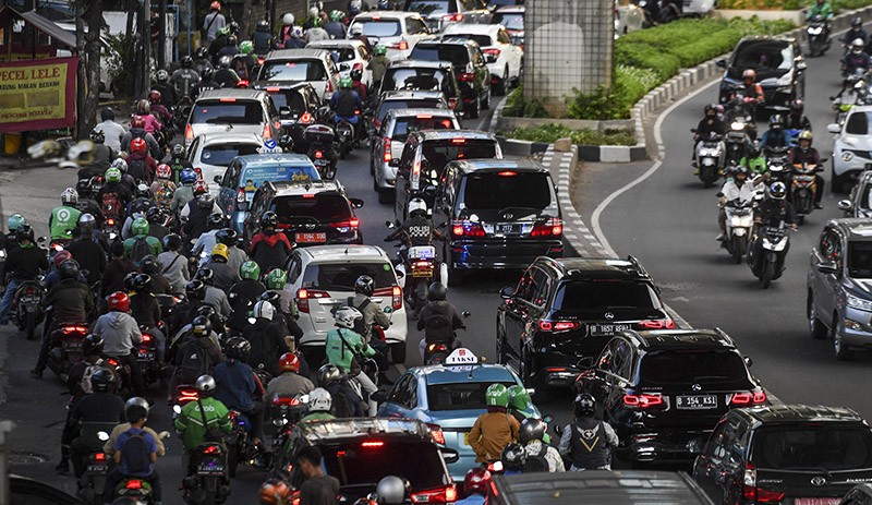 Begini Kemacetan Lalu Lintas Jakarta saat Jam Pulang Kerja - Bagian 2