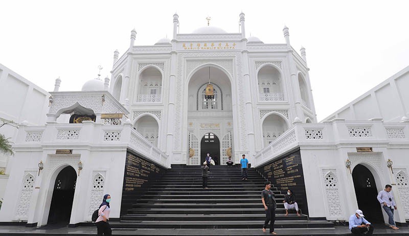 Pesona Masjid Ramlie Musofa, Taj Mahal di Jakarta Utara Ada Ukiran China dan Arab - Bagian 2