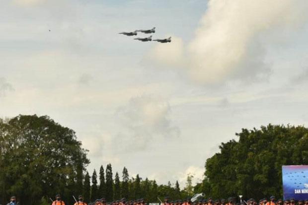  Pesawat Latih hingga Tempur Meriahkan HUT ke-76 TNI AU 